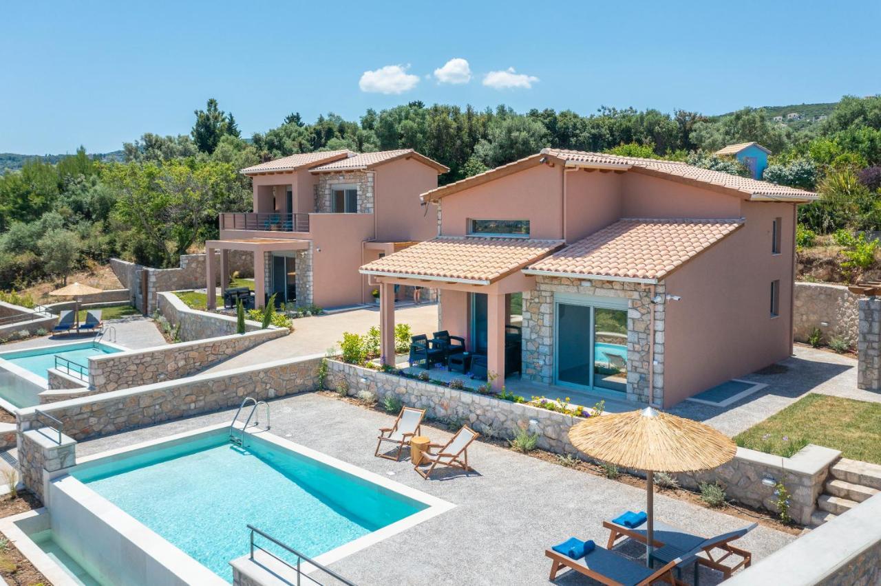31 Blue Ionian Villas Apolpaina Exterior photo