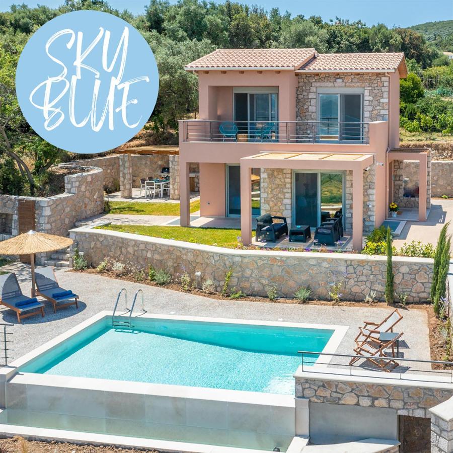 31 Blue Ionian Villas Apolpaina Exterior photo